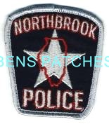 ILLINOIS,NORTHBROOK POLICE HAT PATCH 1_wm